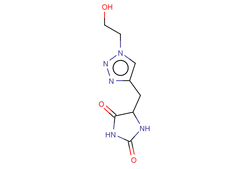 5-{[1-(2-hydroxyethyl)-1H-1,2,3-triazol-4-yl]methyl}imidazolidine-2,4-dione