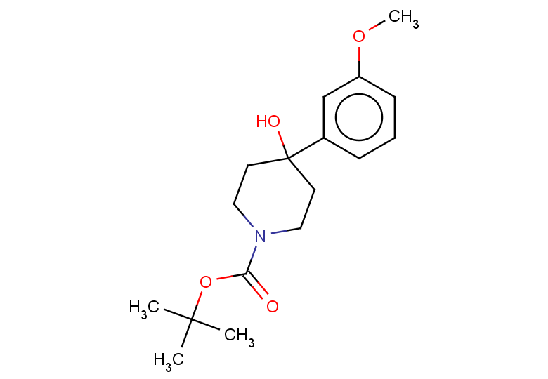 tert-butyl 4-hydroxy-4-(3-methoxyphenyl)piperidine-1-carboxylate