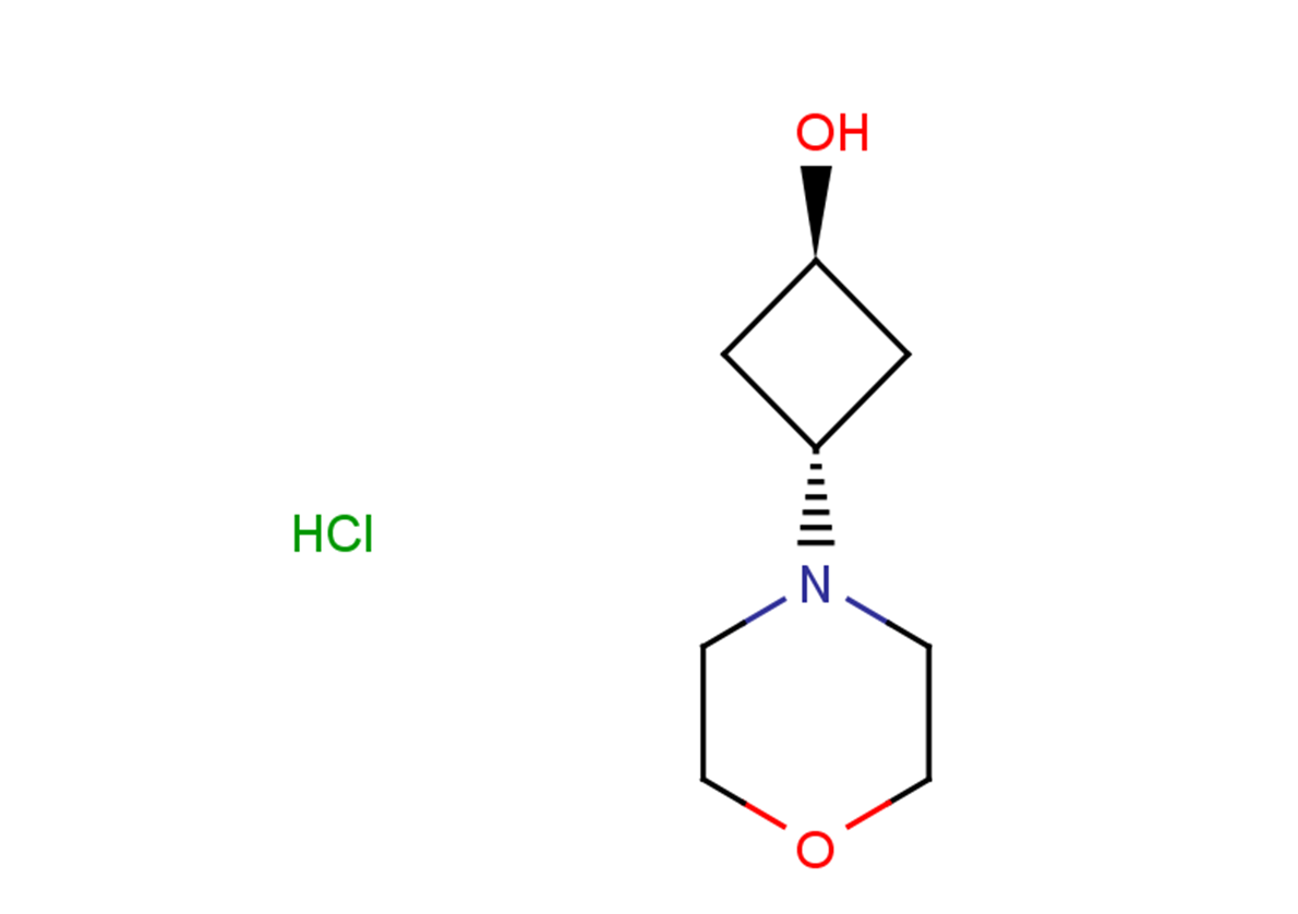 (1r,3r)-3-(morpholin-4-yl)cyclobutan-1-ol hydrochloride, trans