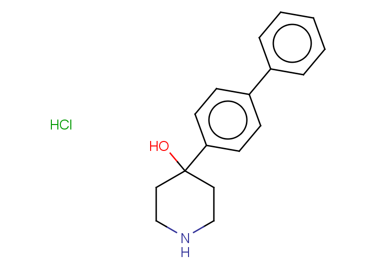 4-(4-phenylphenyl)piperidin-4-ol hydrochloride