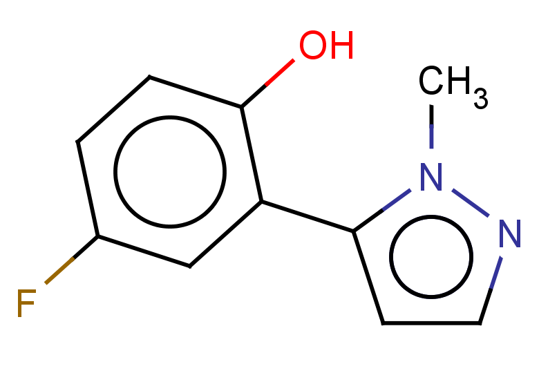 4-fluoro-2-(1-methyl-1H-pyrazol-5-yl)phenol