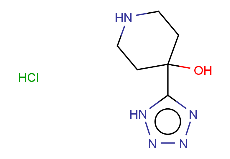 4-(1H-1,2,3,4-tetrazol-5-yl)piperidin-4-ol hydrochloride