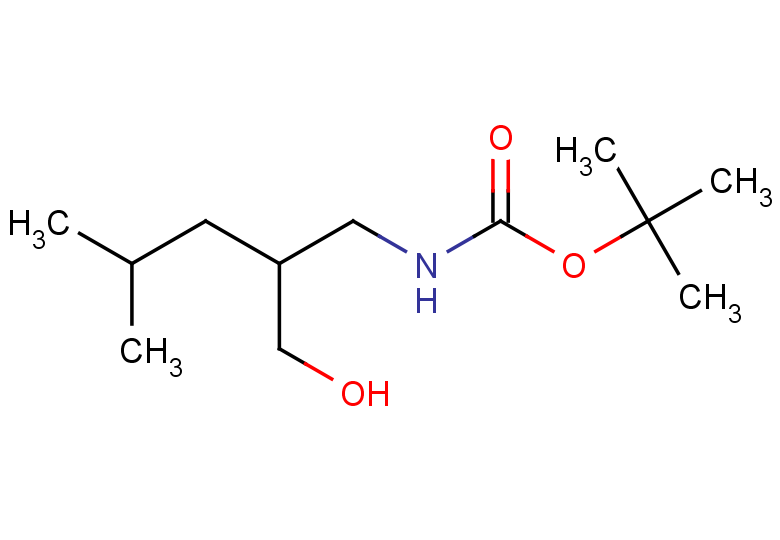 tert-butyl N-[3-hydroxy-2-(2-methylpropyl)propyl]carbamate
