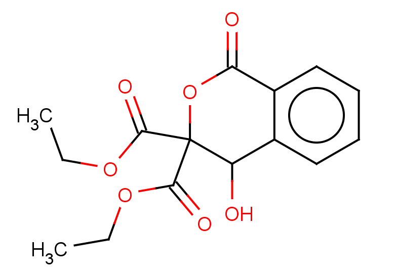 3,3-diethyl 4-hydroxy-1-oxo-3,4-dihydro-1H-2-benzopyran-3,3-dicarboxylate