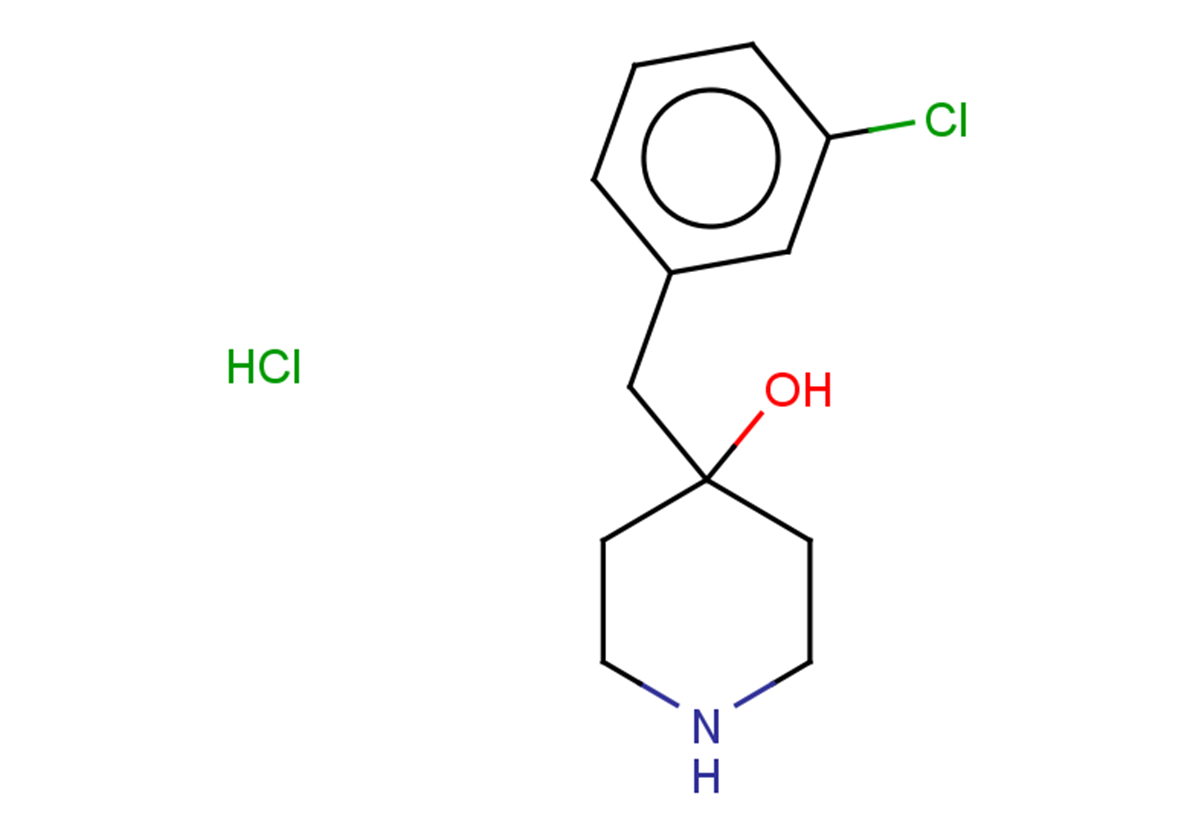 4-[(3-chlorophenyl)methyl]piperidin-4-ol hydrochloride