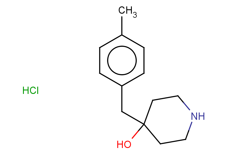 4-[(4-methylphenyl)methyl]piperidin-4-ol hydrochloride