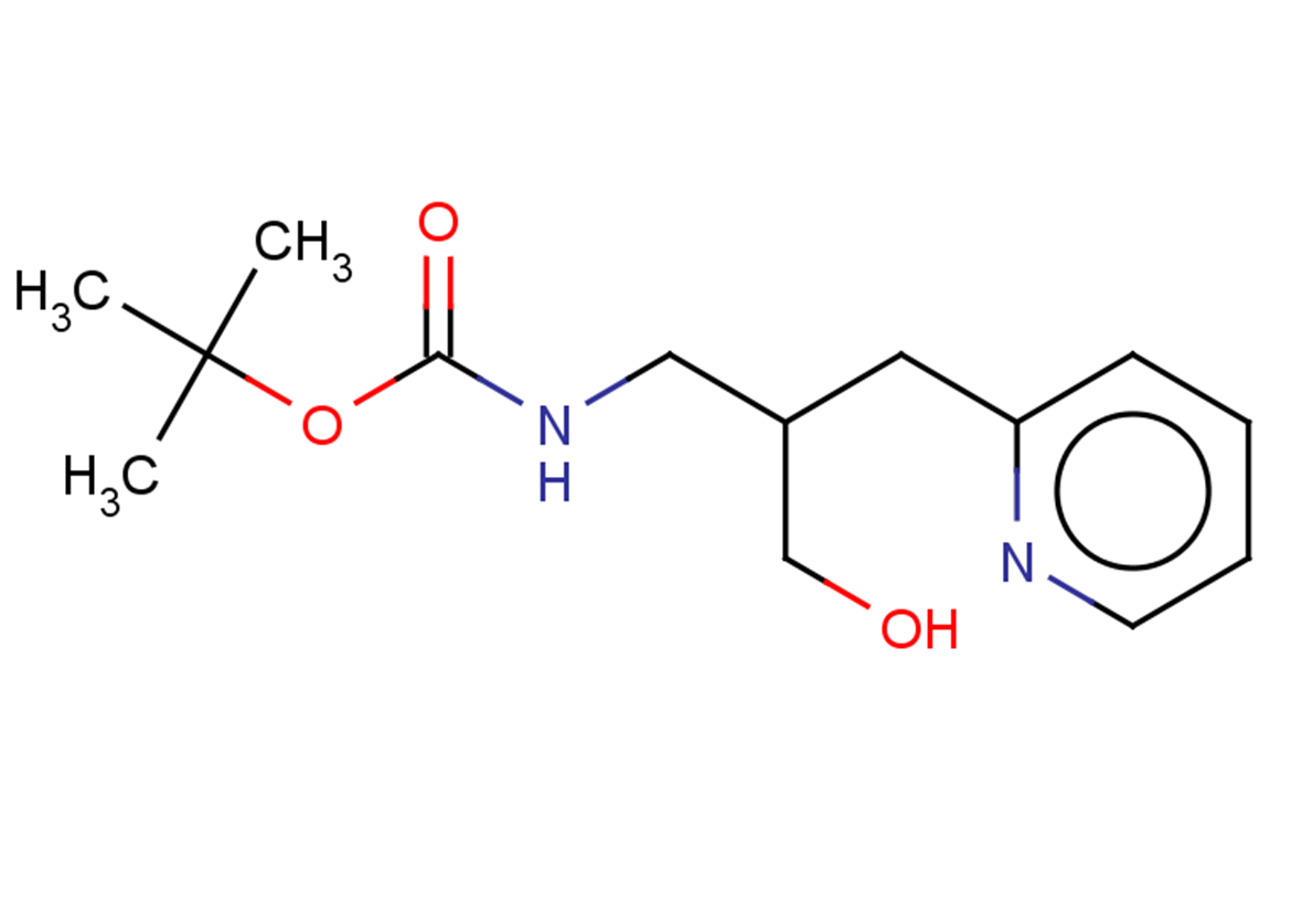 tert-butyl N-[3-hydroxy-2-(pyridin-2-ylmethyl)propyl]carbamate