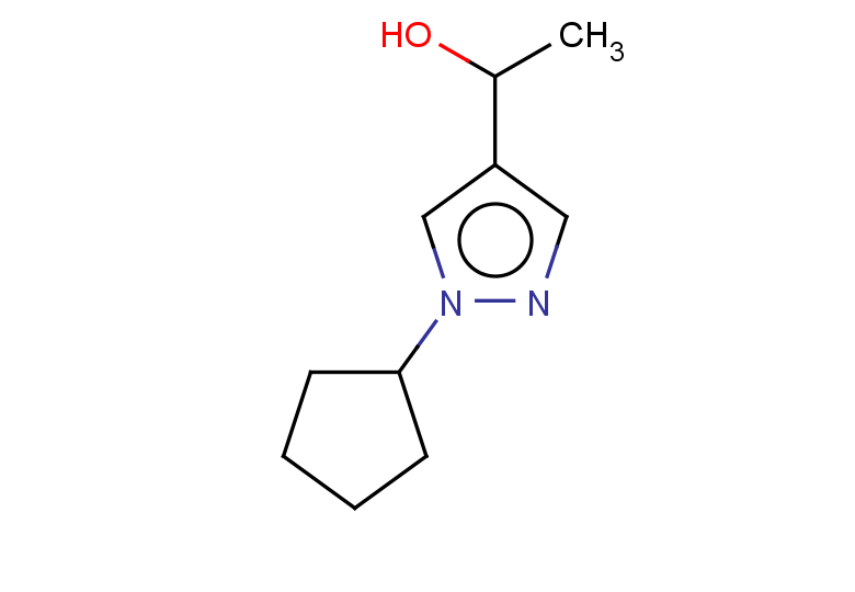 1-(1-cyclopentyl-1H-pyrazol-4-yl)ethan-1-ol