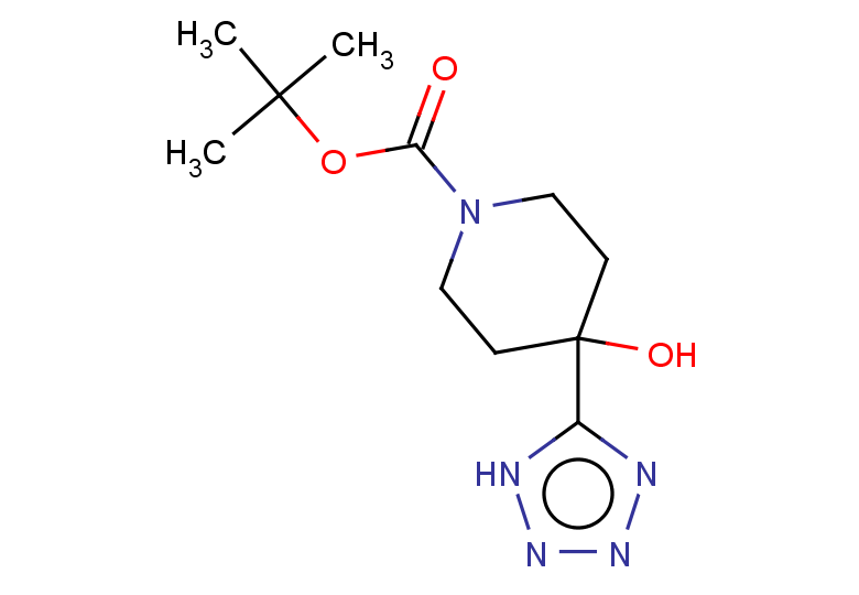 tert-butyl 4-hydroxy-4-(1H-1,2,3,4-tetrazol-5-yl)piperidine-1-carboxylate