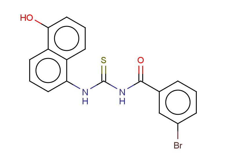 1-(3-bromobenzoyl)-3-(5-hydroxynaphthalen-1-yl)thiourea