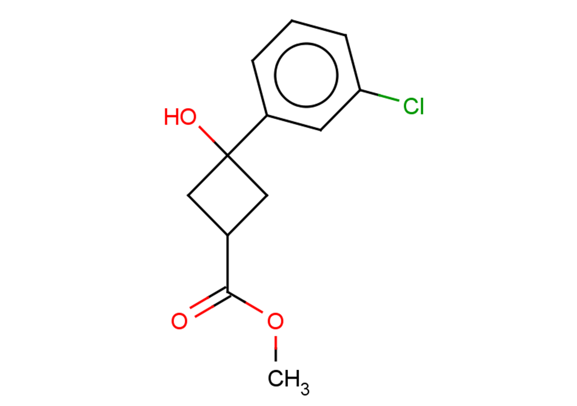 methyl 3-(3-chlorophenyl)-3-hydroxycyclobutane-1-carboxylate