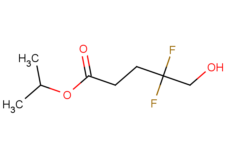 propan-2-yl 4,4-difluoro-5-hydroxypentanoate