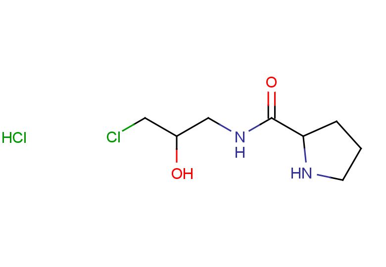 N-(3-chloro-2-hydroxypropyl)pyrrolidine-2-carboxamide hydrochloride