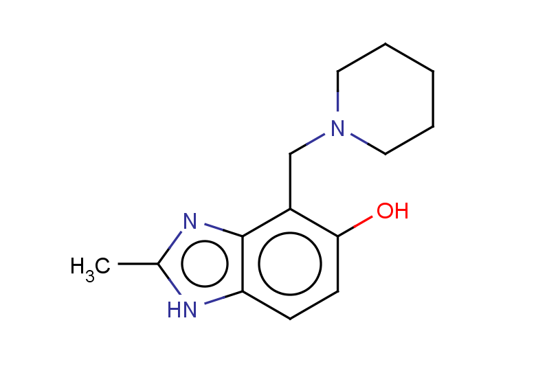 2-methyl-4-(piperidin-1-ylmethyl)-1H-1,3-benzodiazol-5-ol
