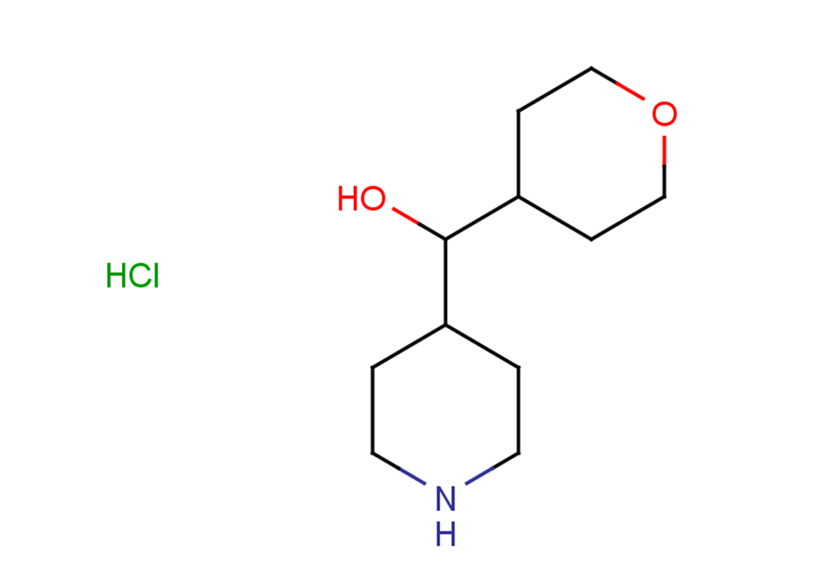 oxan-4-yl(piperidin-4-yl)methanol hydrochloride