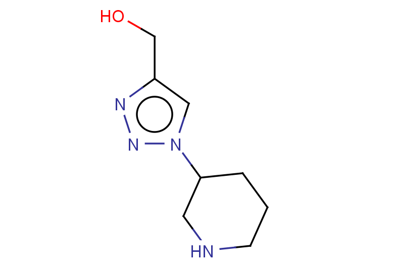 [1-(piperidin-3-yl)-1H-1,2,3-triazol-4-yl]methanol