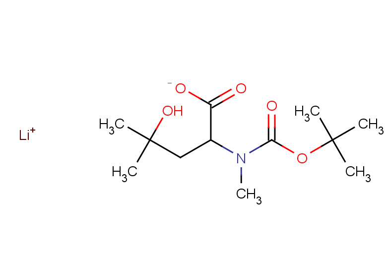 lithium 2-((tert-butoxycarbonyl)(methyl)amino)-4-hydroxy-4-methylpentanoate