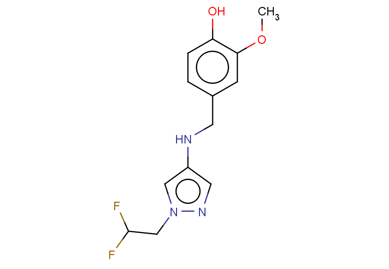 4-({[1-(2,2-difluoroethyl)-1H-pyrazol-4-yl]amino}methyl)-2-methoxyphenol