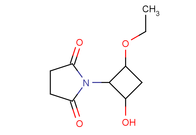 1-(2-ethoxy-4-hydroxycyclobutyl)pyrrolidine-2,5-dione
