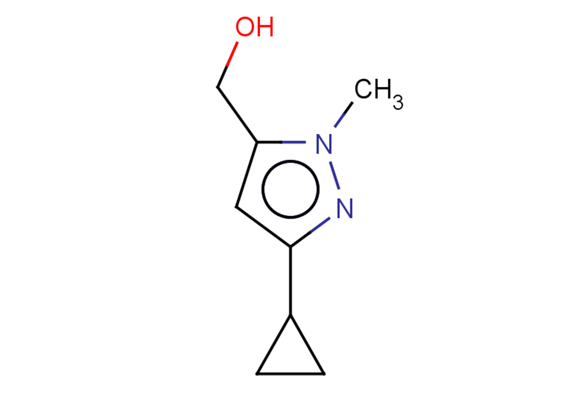 (3-cyclopropyl-1-methyl-1H-pyrazol-5-yl)methanol