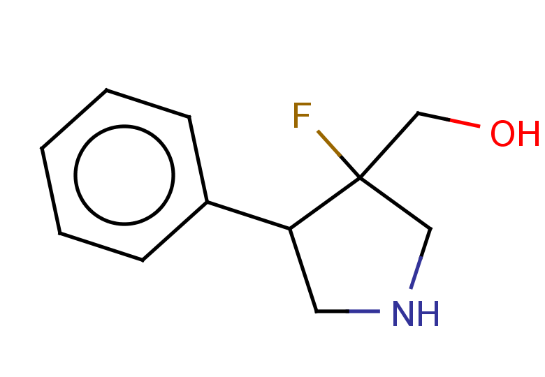 (3-fluoro-4-phenylpyrrolidin-3-yl)methanol