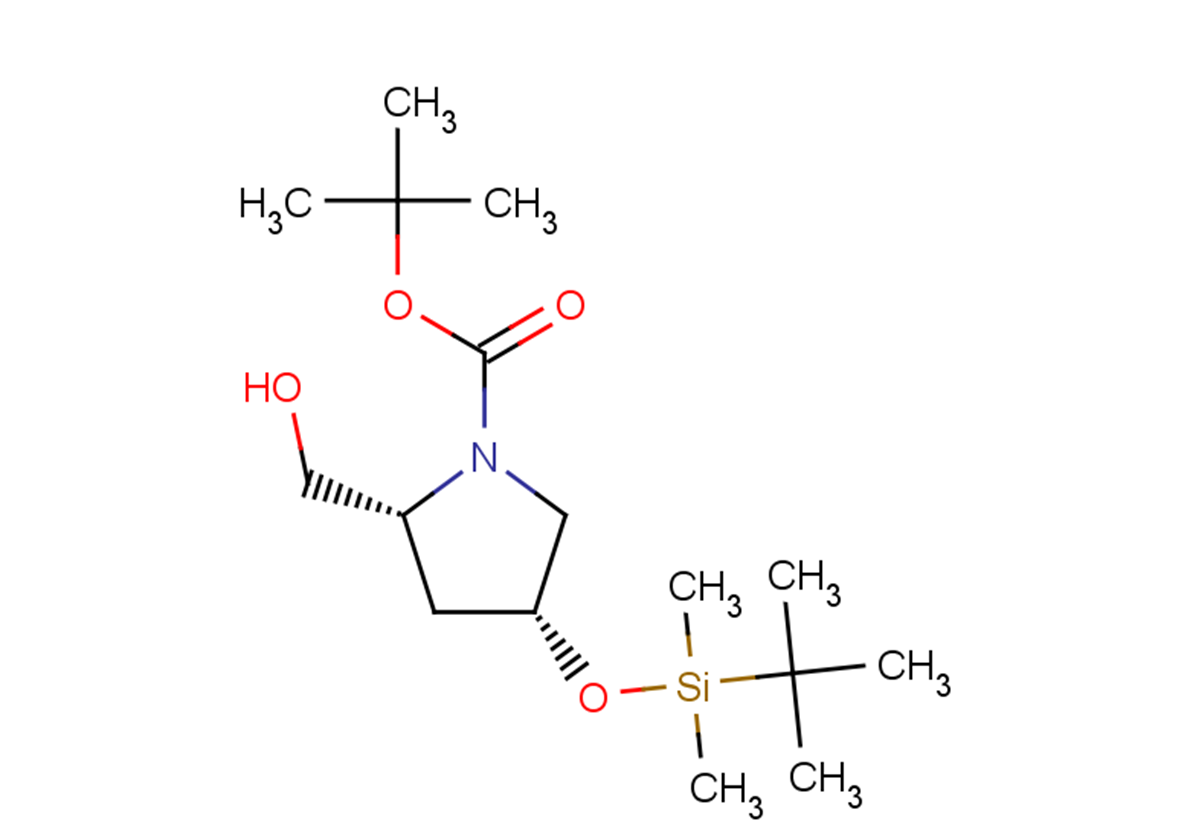 tert-butyl (2R,4R)-4-[(tert-butyldimethylsilyl)oxy]-2-(hydroxymethyl)pyrrolidine-1-carboxylate