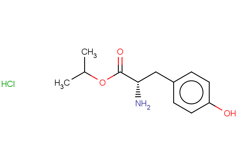 propan-2-yl (2S)-2-amino-3-(4-hydroxyphenyl)propanoate hydrochloride