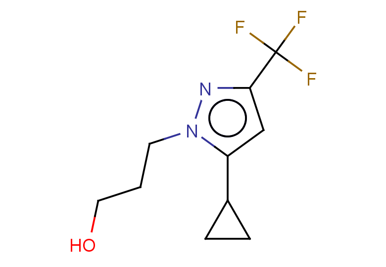3-[5-CYCLOPROPYL-3-(TRIFLUOROMETHYL)-1H-PYRAZOL-1-YL]PROPAN-1-OL