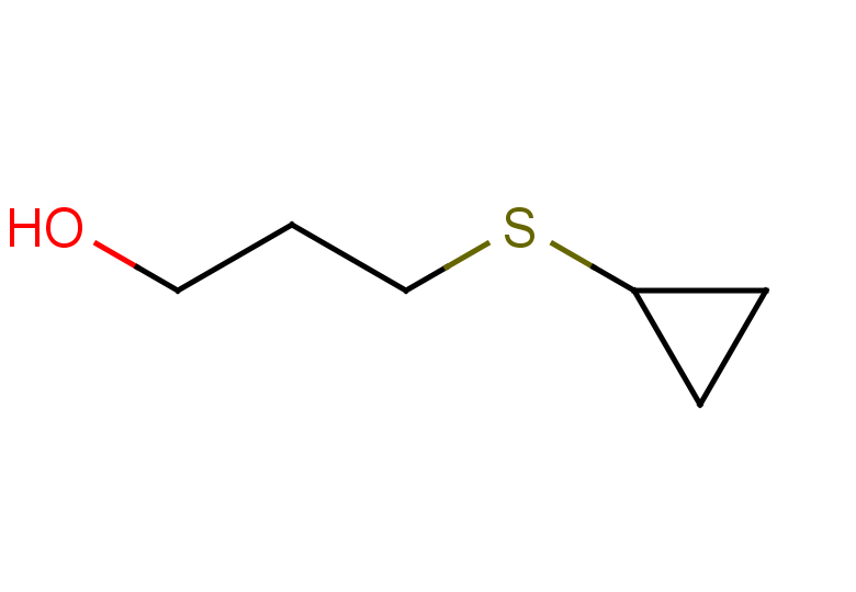 3-(cyclopropylsulfanyl)propan-1-ol