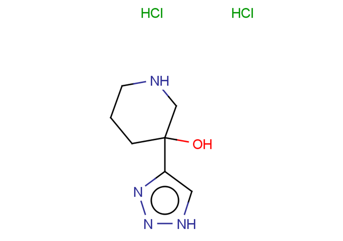 3-(1H-1,2,3-triazol-4-yl)piperidin-3-ol dihydrochloride