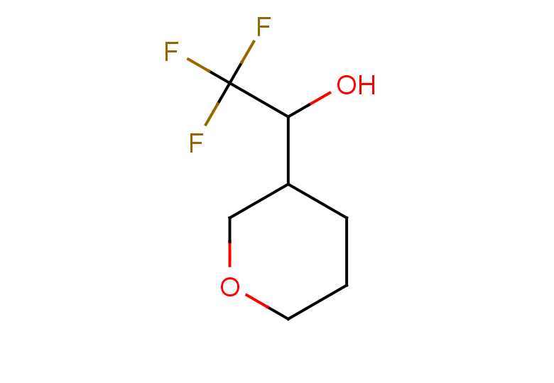 2,2,2-trifluoro-1-(oxan-3-yl)ethan-1-ol, Mixture of diastereomers