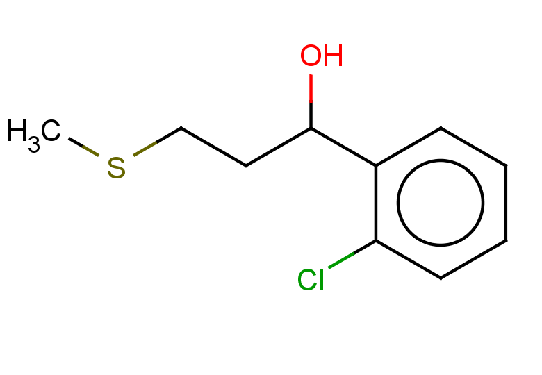 1-(2-chlorophenyl)-3-(methylsulfanyl)propan-1-ol