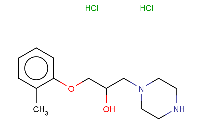 1-(2-methylphenoxy)-3-(piperazin-1-yl)propan-2-ol dihydrochloride