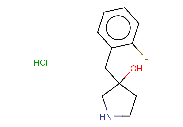 3-[(2-fluorophenyl)methyl]pyrrolidin-3-ol hydrochloride