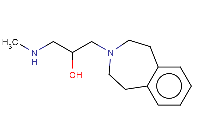 1-(methylamino)-3-(2,3,4,5-tetrahydro-1H-3-benzazepin-3-yl)propan-2-ol