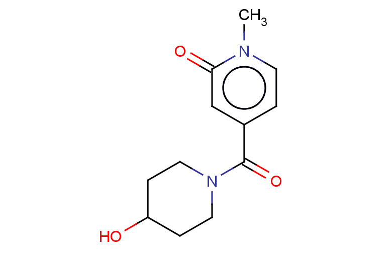 4-(4-hydroxypiperidine-1-carbonyl)-1-methyl-1,2-dihydropyridin-2-one