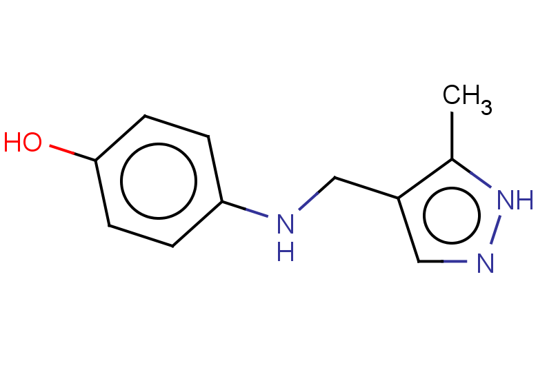 4-{[(5-methyl-1H-pyrazol-4-yl)methyl]amino}phenol