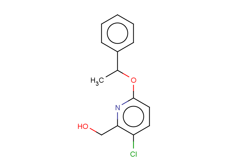 [3-chloro-6-(1-phenylethoxy)pyridin-2-yl]methanol