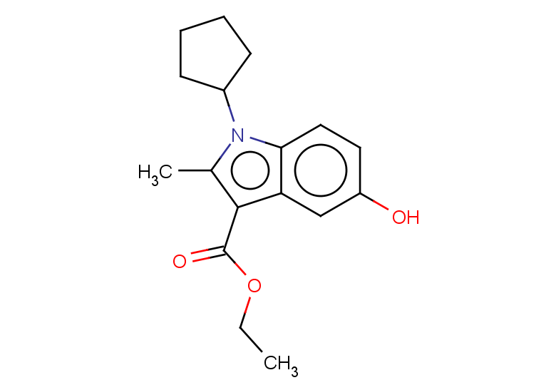 ethyl 1-cyclopentyl-5-hydroxy-2-methyl-1H-indole-3-carboxylate