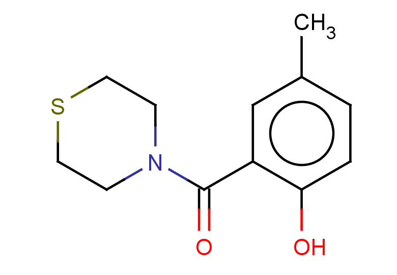 4-methyl-2-(thiomorpholine-4-carbonyl)phenol