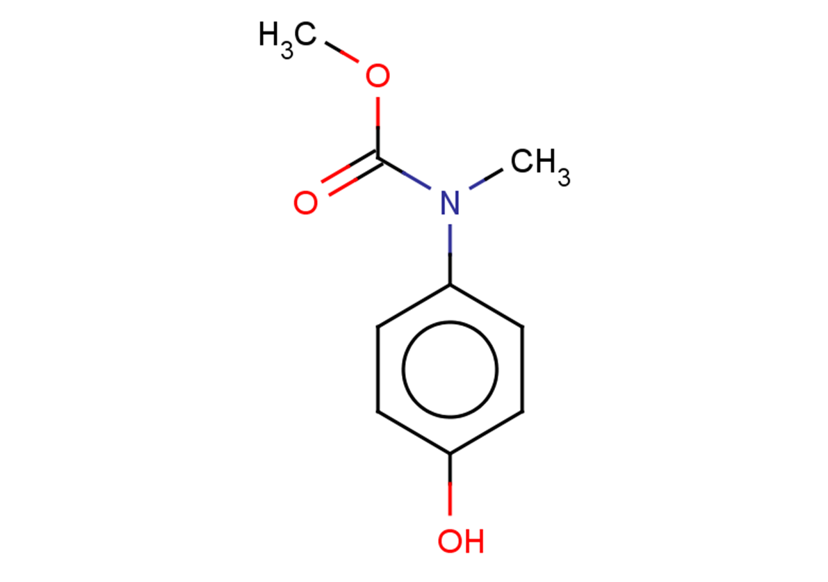 methyl N-(4-hydroxyphenyl)-N-methylcarbamate