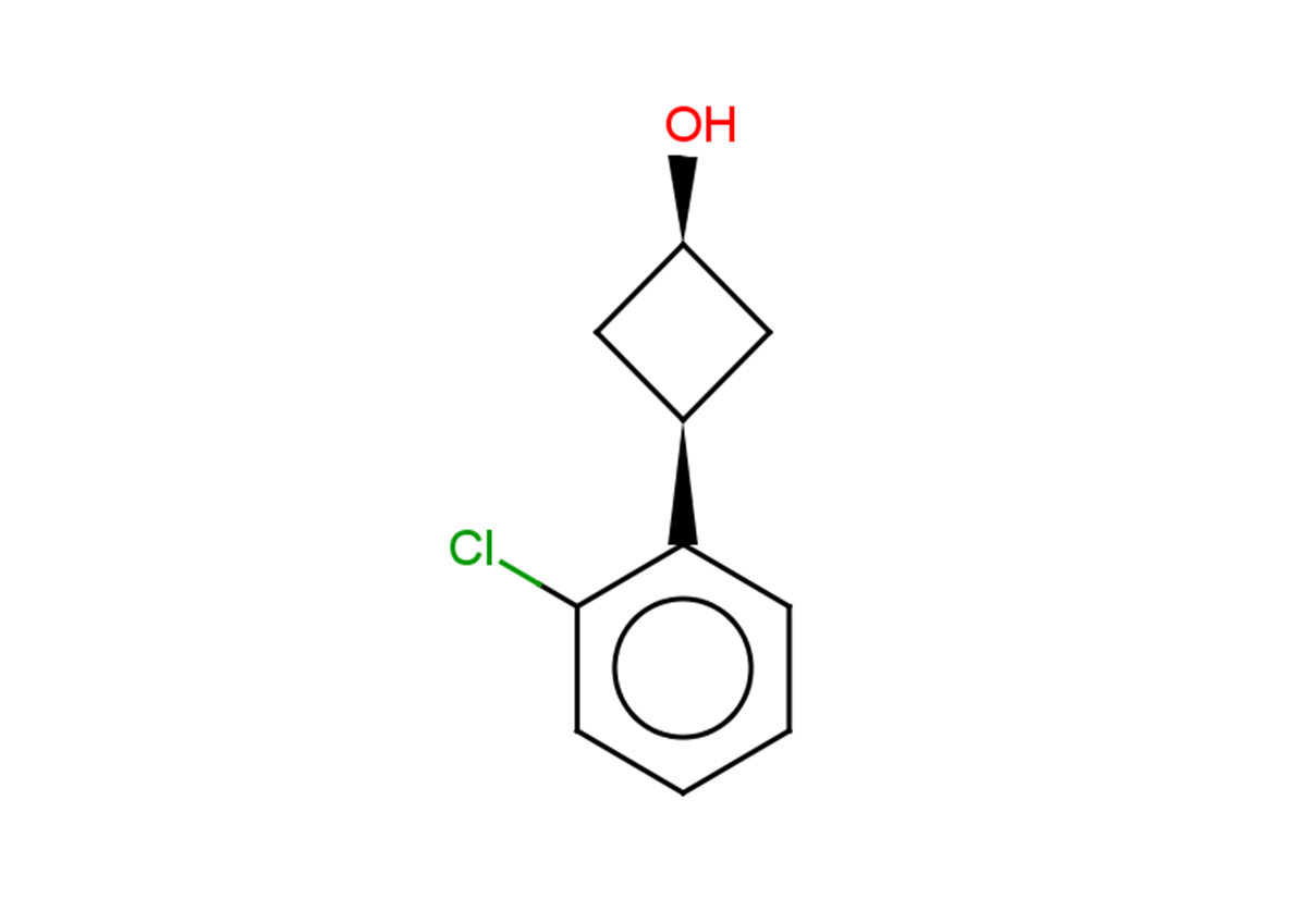 rel-(1s,3s)-3-(2-chlorophenyl)cyclobutan-1-ol, cis