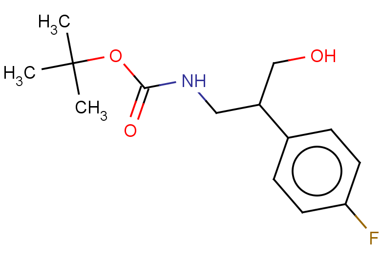 tert-butyl N-[2-(4-fluorophenyl)-3-hydroxypropyl]carbamate