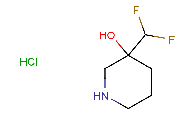 3-(difluoromethyl)piperidin-3-ol hydrochloride