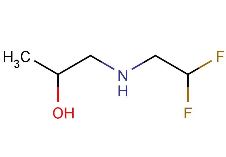 1-[(2,2-difluoroethyl)amino]propan-2-ol