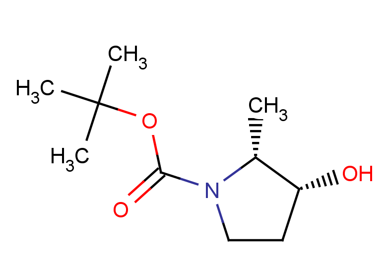 rac-tert-butyl (2R,3R)-3-hydroxy-2-methylpyrrolidine-1-carboxylate, cis