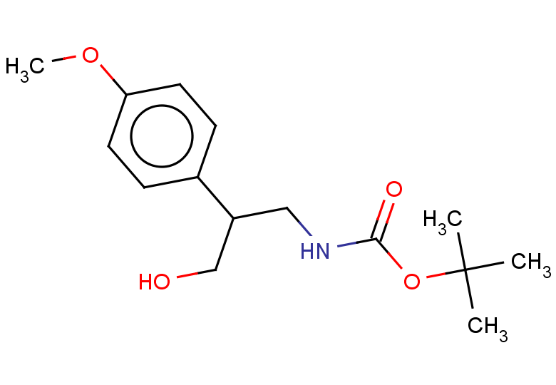 tert-butyl N-[3-hydroxy-2-(4-methoxyphenyl)propyl]carbamate