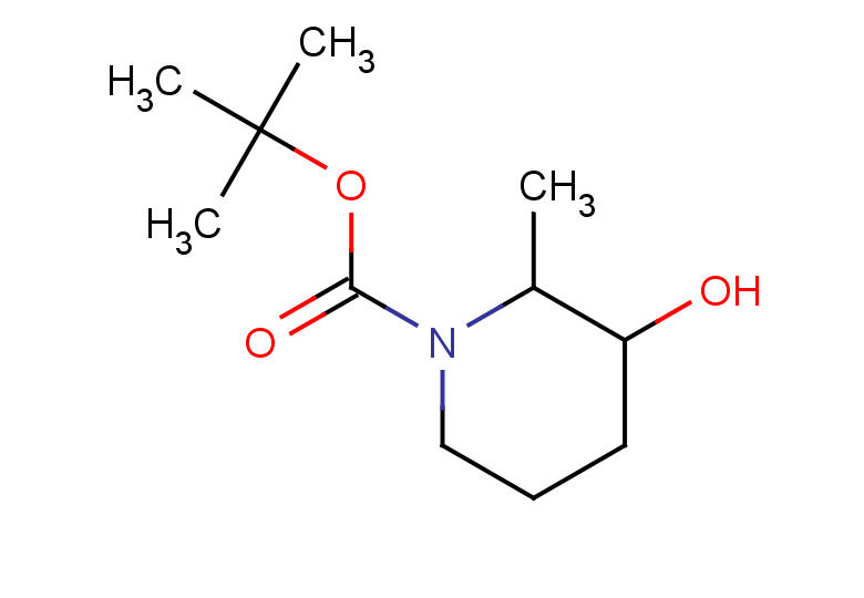 tert-butyl 3-hydroxy-2-methylpiperidine-1-carboxylate, Mixture of diastereomers