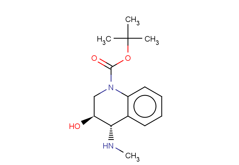 rac-tert-butyl (3R,4R)-3-hydroxy-4-(methylamino)-1,2,3,4-tetrahydroquinoline-1-carboxylate, trans