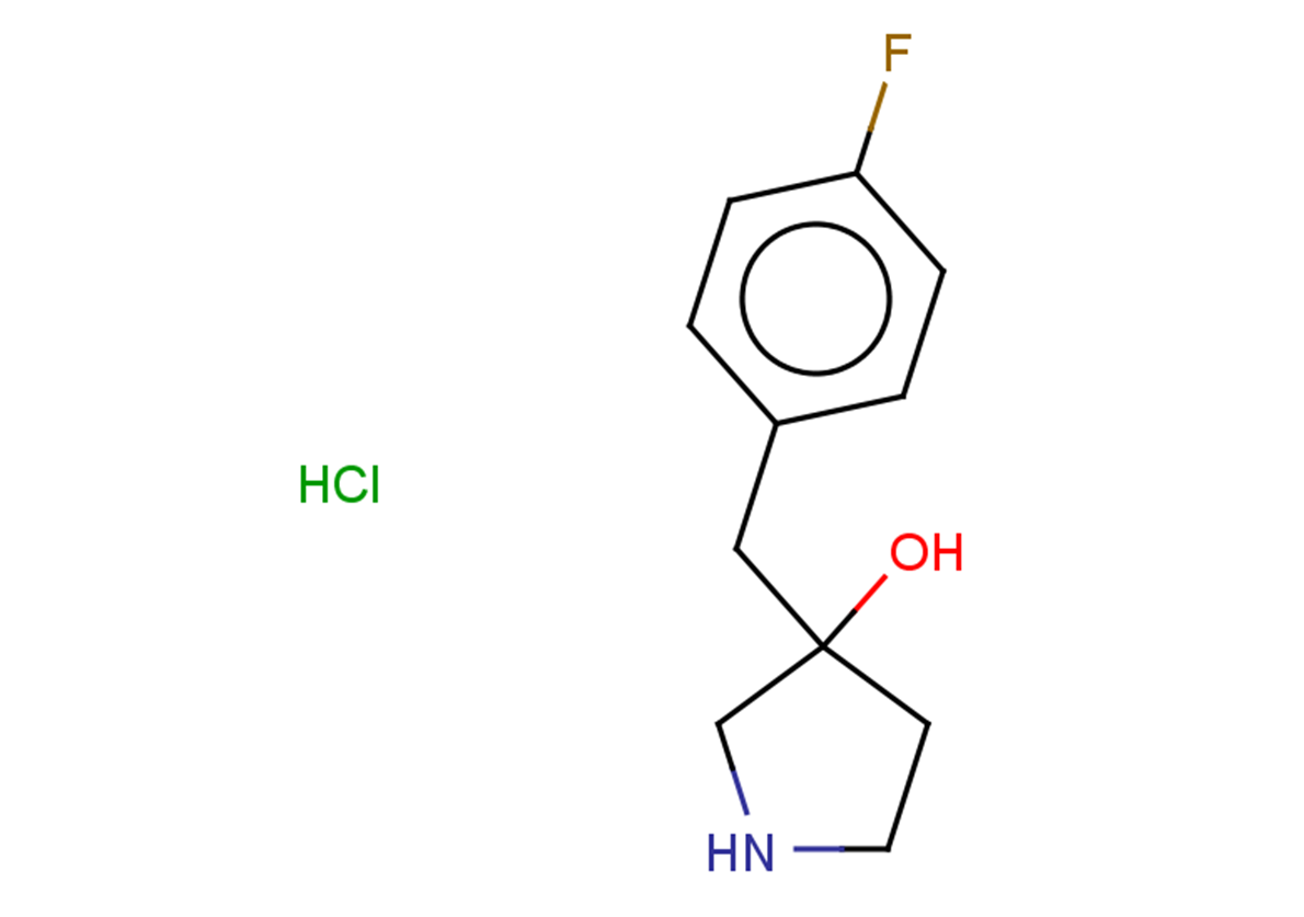 3-[(4-fluorophenyl)methyl]pyrrolidin-3-ol hydrochloride